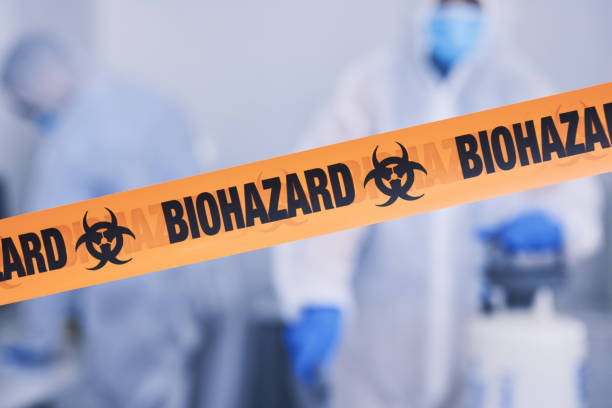 Professional Blood Cleanup technician working in Cornish, UT
